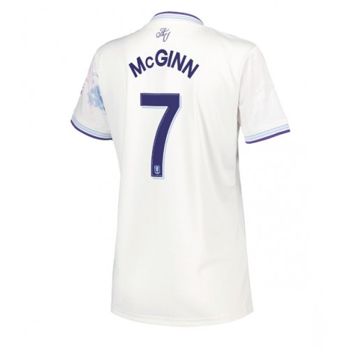 Stroje piłkarskie Aston Villa John McGinn #7 Koszulka Trzeciej dla damskie 2025-26 Krótki Rękaw
